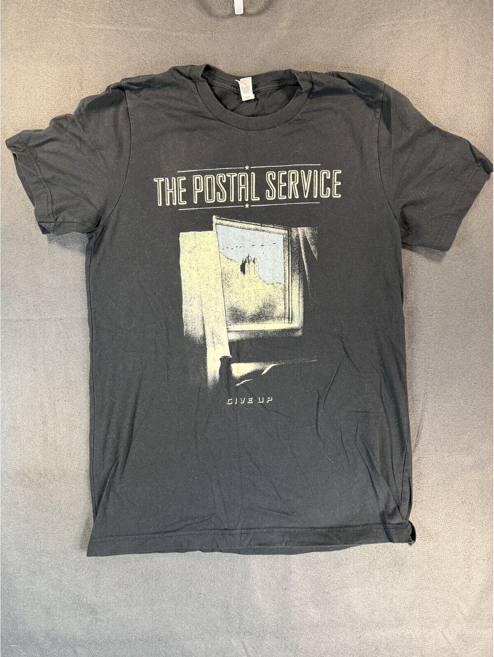 The Postal Service Give Up 20th Anniversary 2024 Tour T Shirt Unisex M Black EUC
